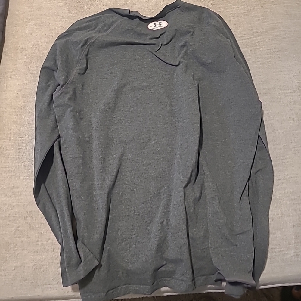 Under Armour Men's Gray Long Sleeve Shirt Size Xl